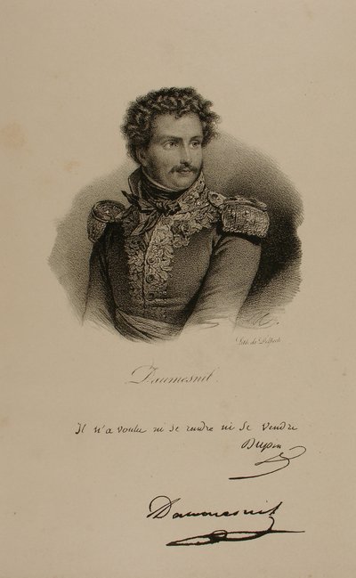 Portrait of Baron Pierre Yriex Daumesnil by Francois Seraphin Delpech